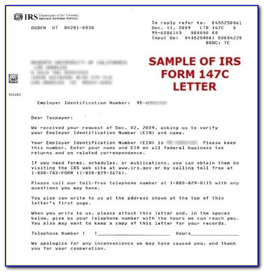 Irs Letter 147c Online