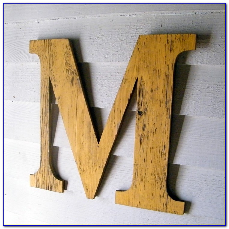 Large Wooden Letters For Wall