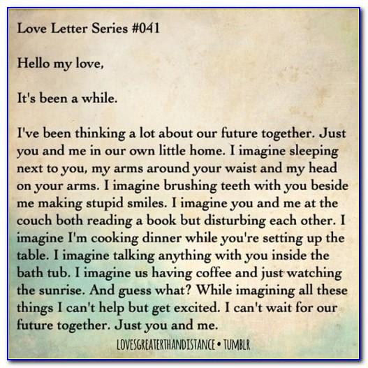 Long Distance Love Letters For Her