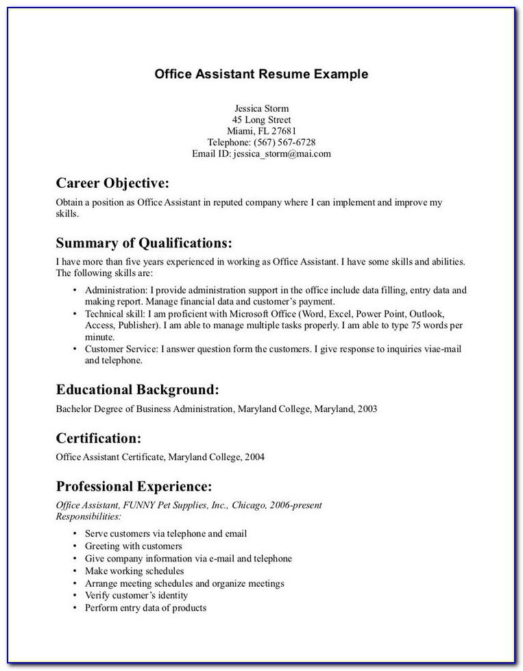 Medical Administrative Assistant Cover Letter No Experience