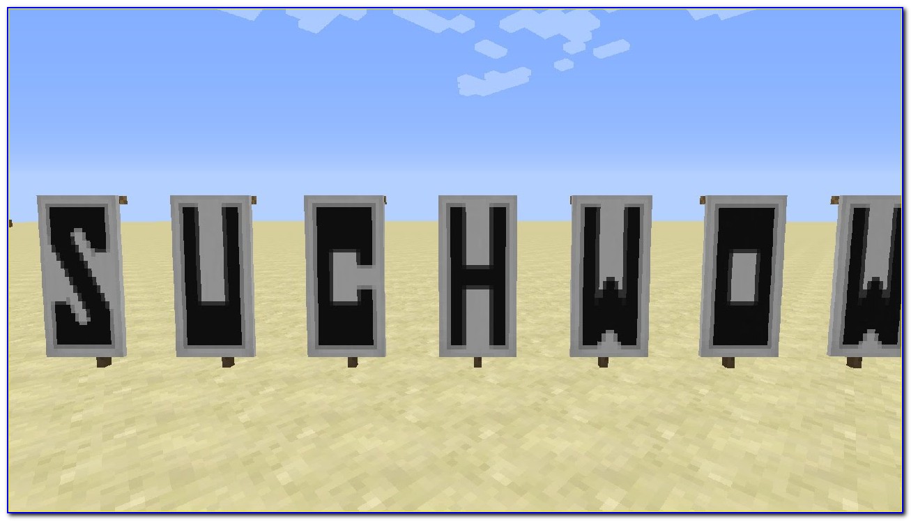 Minecraft Banner Letters G