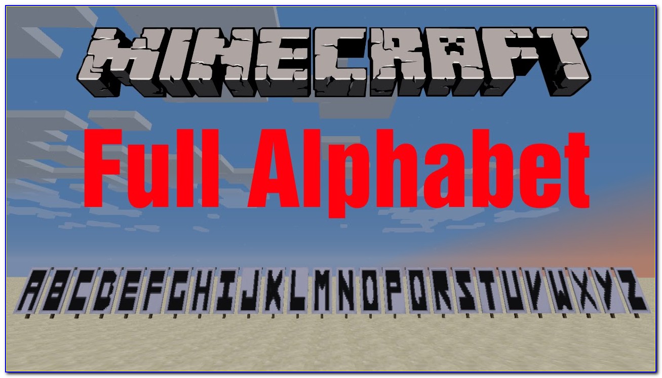 Minecraft Banner Letters P
