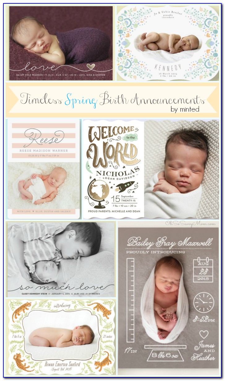 Minted Baby Announcement Coupon