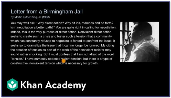Mlk Letter From Birmingham Jail Thesis