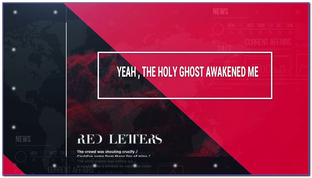 Red Letters By Crowder Meaning