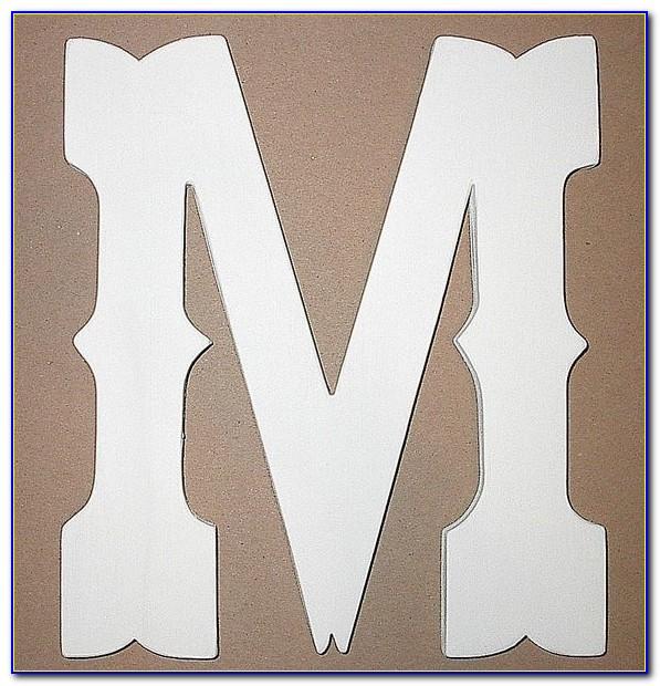 Wooden Letter M Designs