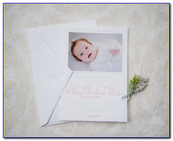 Affordable Letterpress Birth Announcements