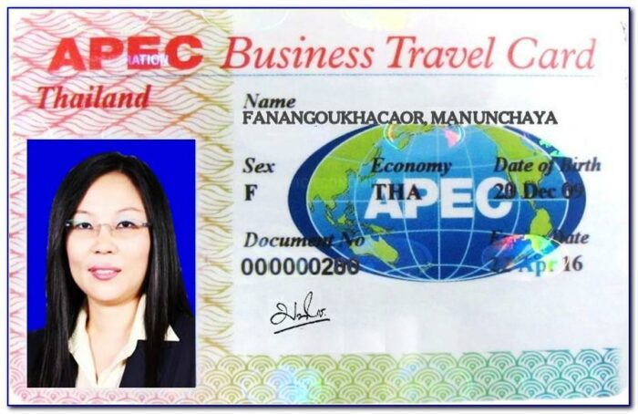 Apec Business Travel Card Adalah