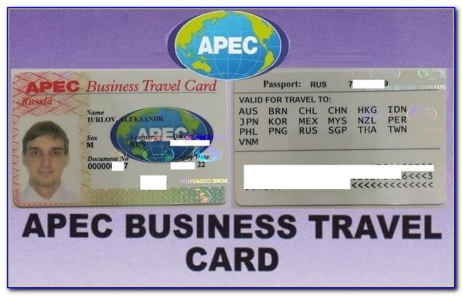 Apec Business Travel Card Application