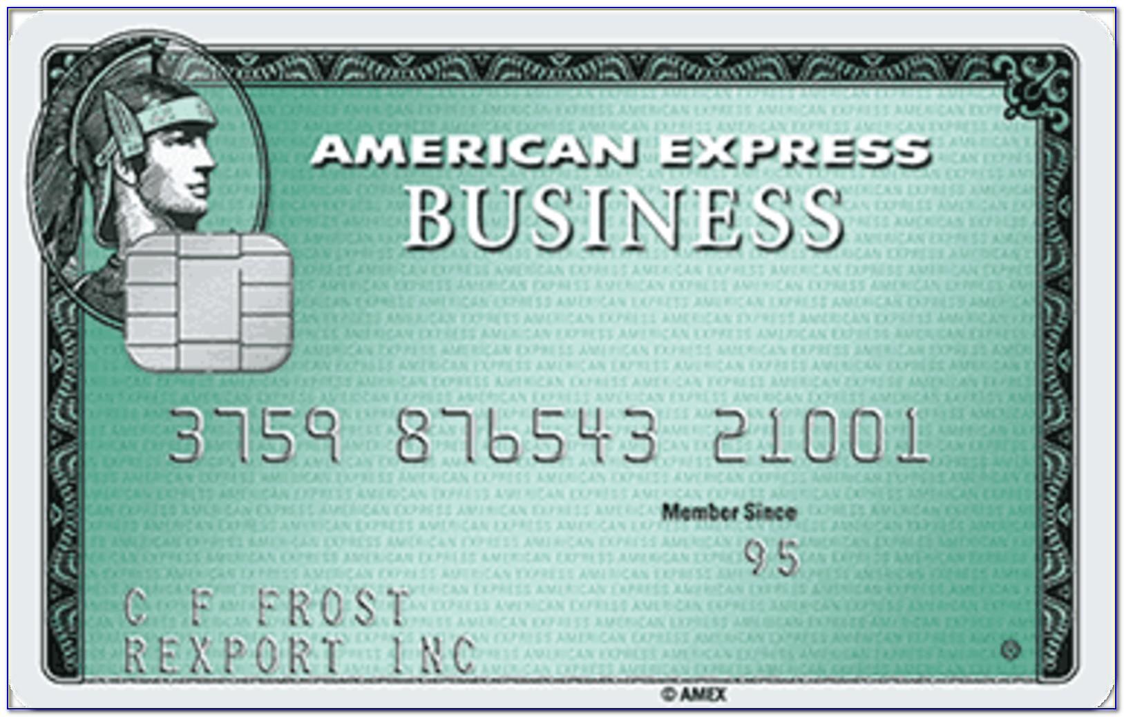 Application For Amex Corporate Card