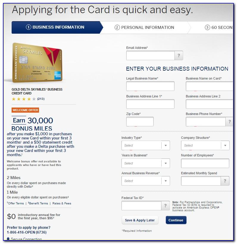 Applying For An Amex Business Card