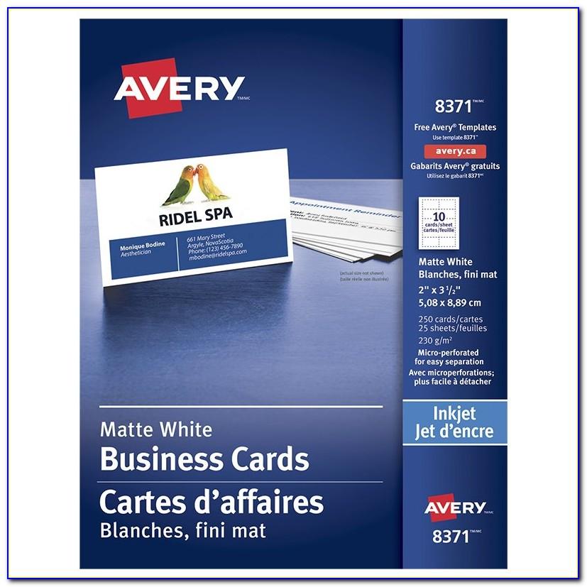 Avery 8371 Business Card Template Download