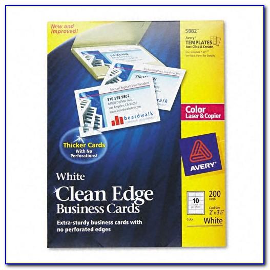Avery Clean Edge Business Cards 8871