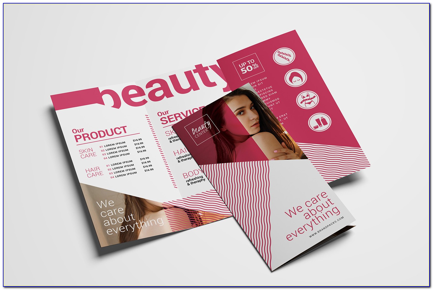 Beauty Parlour Brochure Templates Free Download