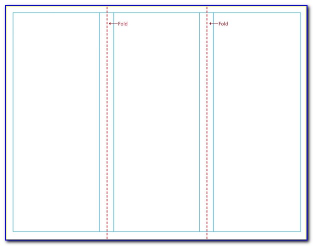 Blank Tri Fold Brochure Template Powerpoint