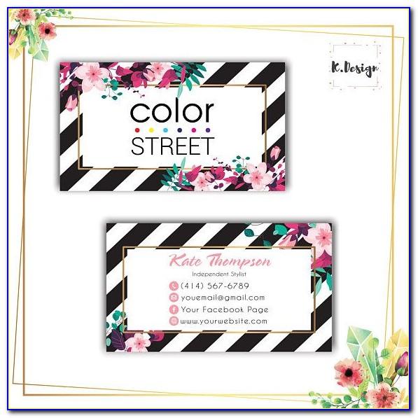 Color Street Business Card Images