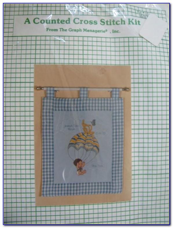 Counted Cross Stitch Birth Announcement Girl