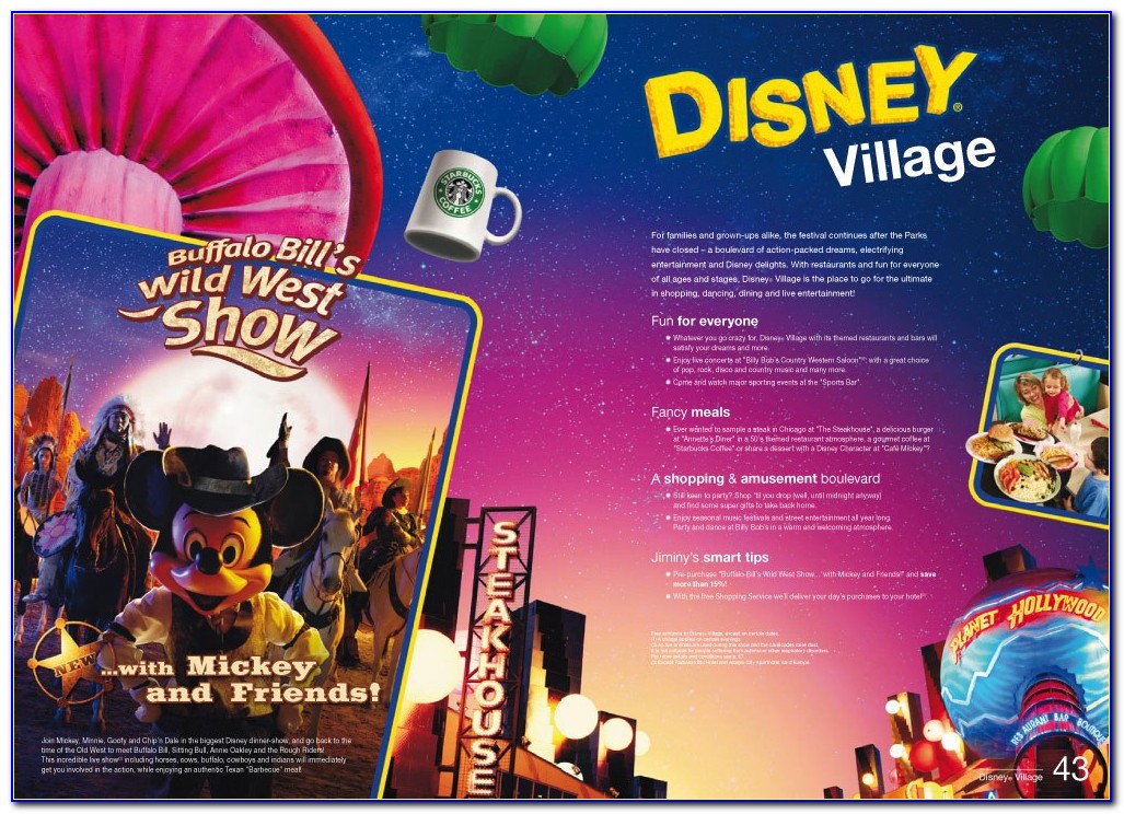 Disney World Brochure Pdf