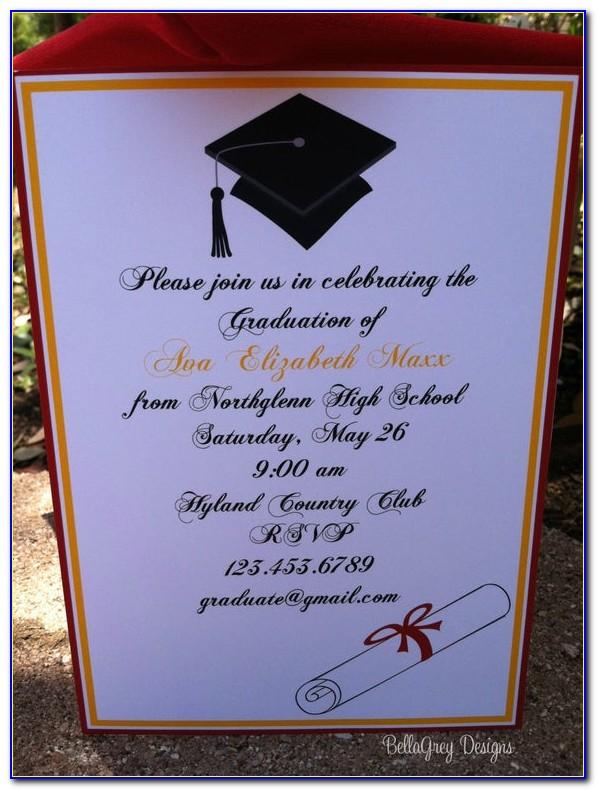 Etsy High School Graduation Announcements