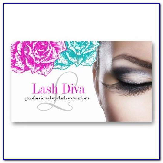 Eyelash Business Card Logos