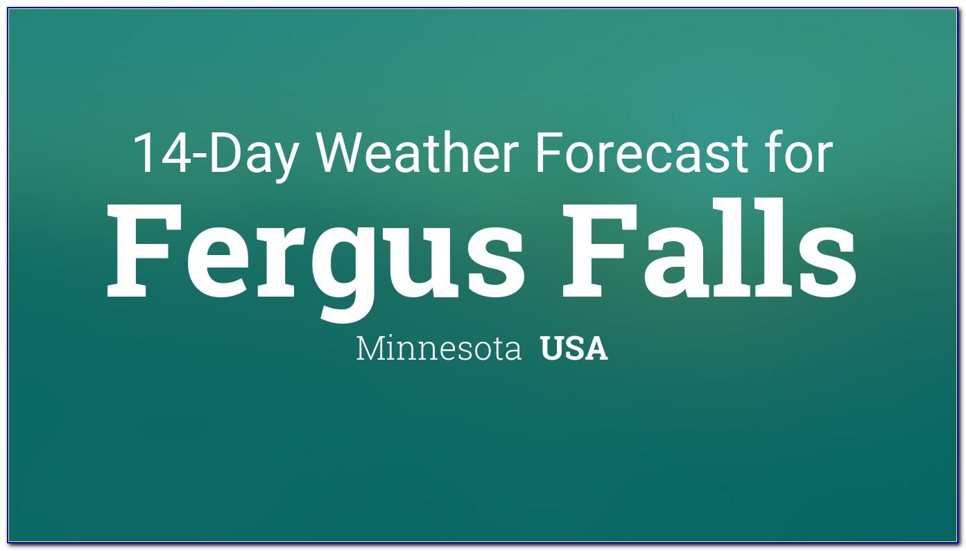 Fergus Falls Mn Weather Announcements