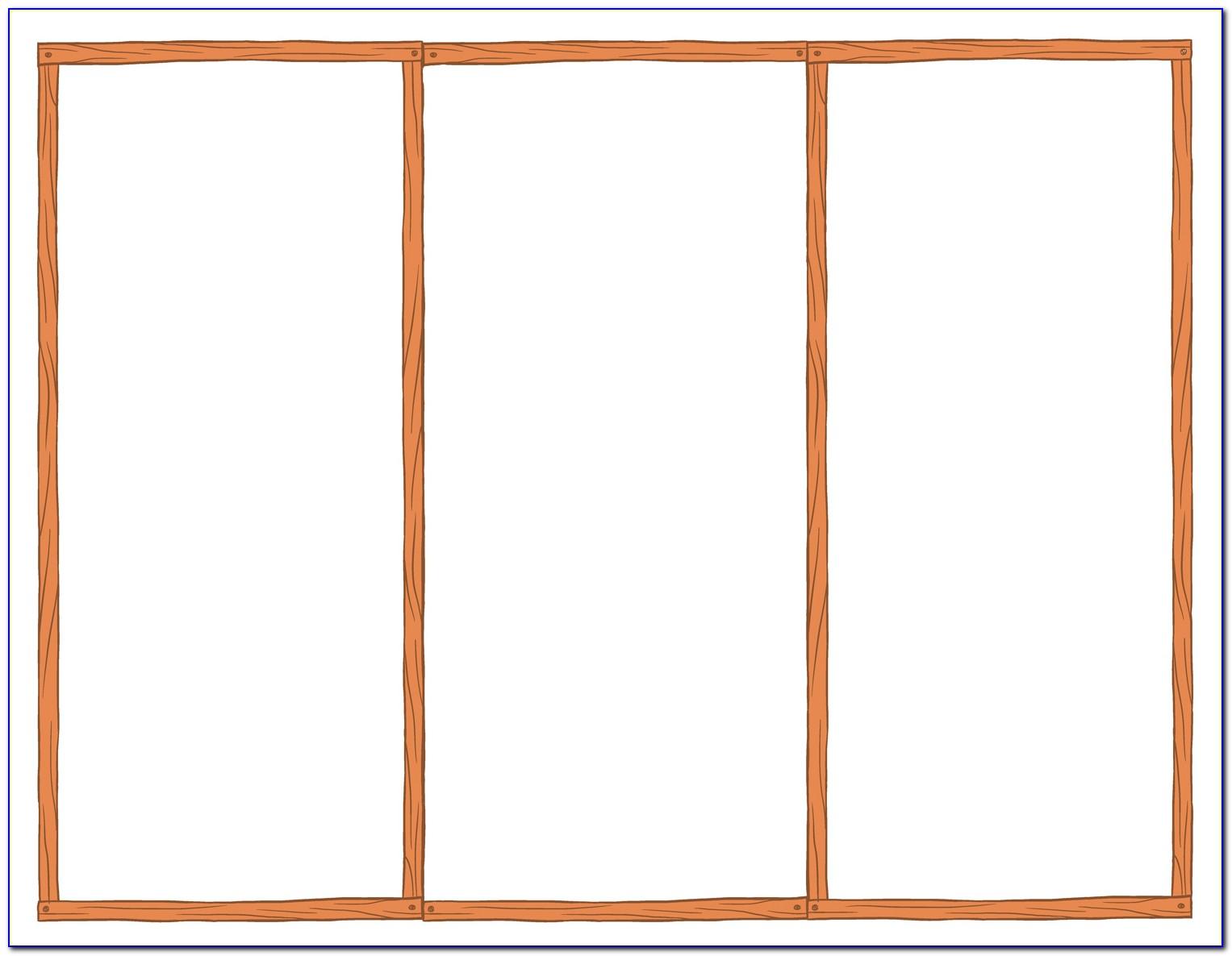Free Blank Tri Fold Brochure Template Word