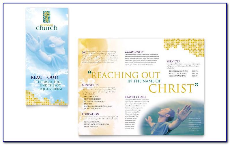 Free Church Brochure Templates For Publisher