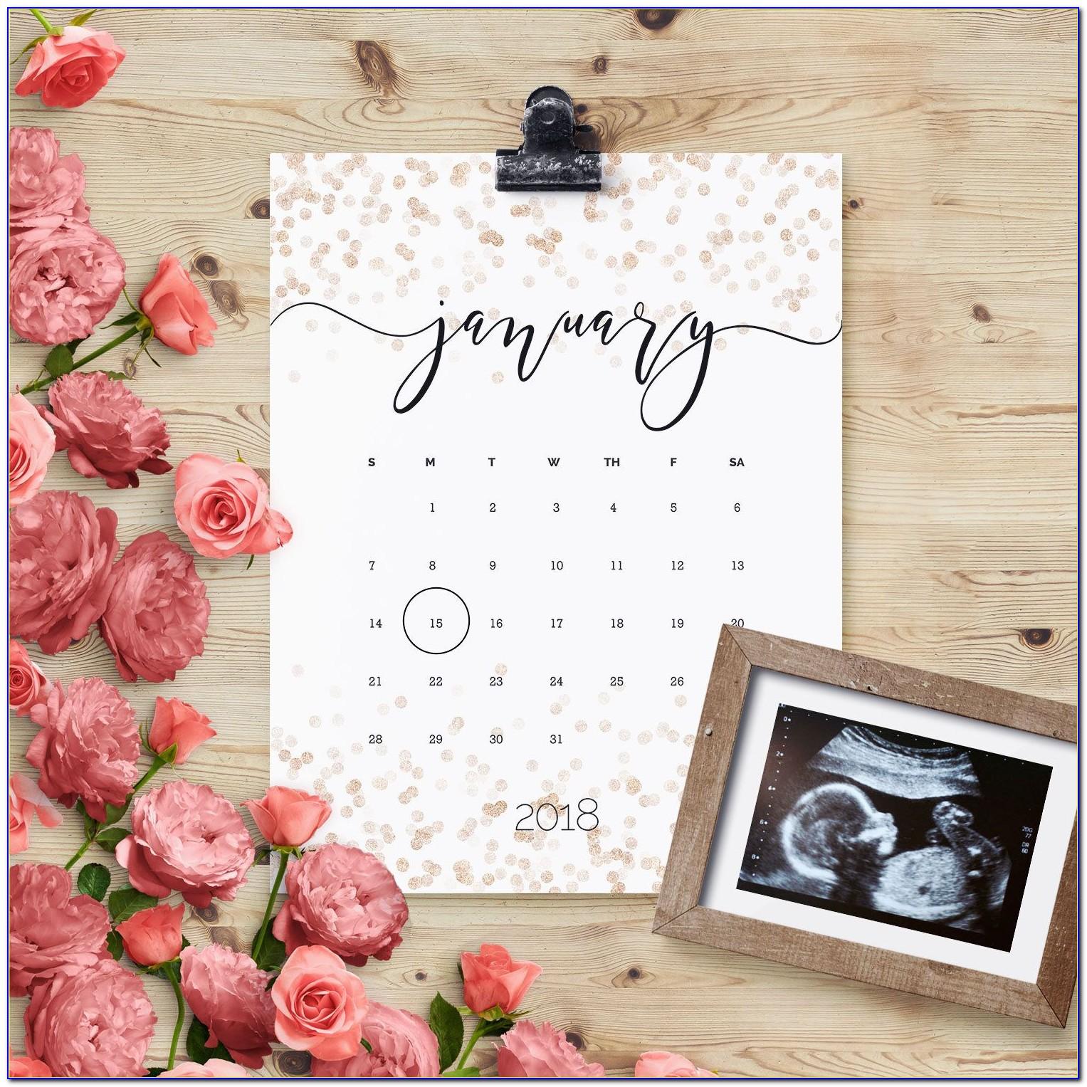 Free Pregnancy Announcement Template For Facebook