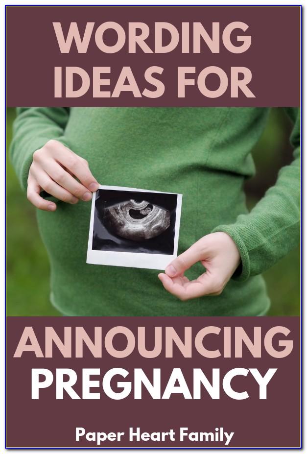 Funny Pregnancy Announcement Sayings