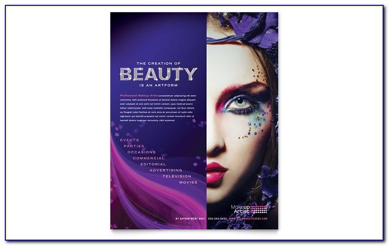 Makeup Artist Brochure Template Free