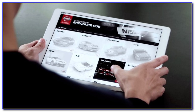Nissan Interactive Brochure Hub