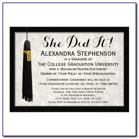 North Carolina A&t State University Graduation Announcements
