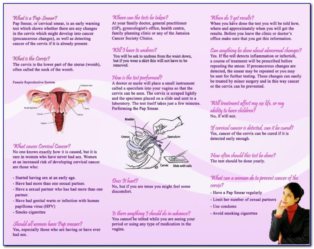 Pap Smear Brochure