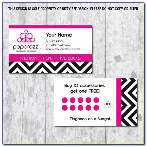 Paparazzi Business Card Template Free