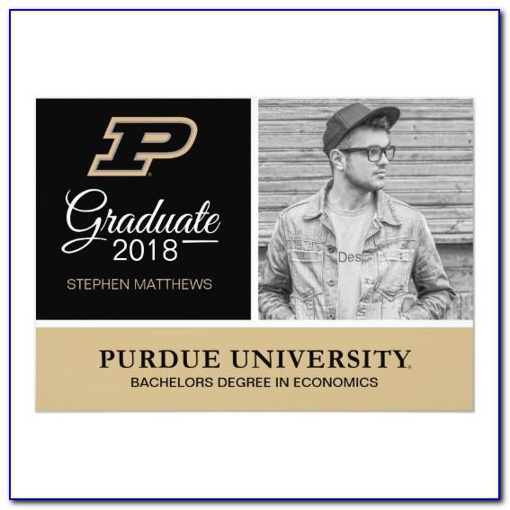 Purdue University Graduation Announcements