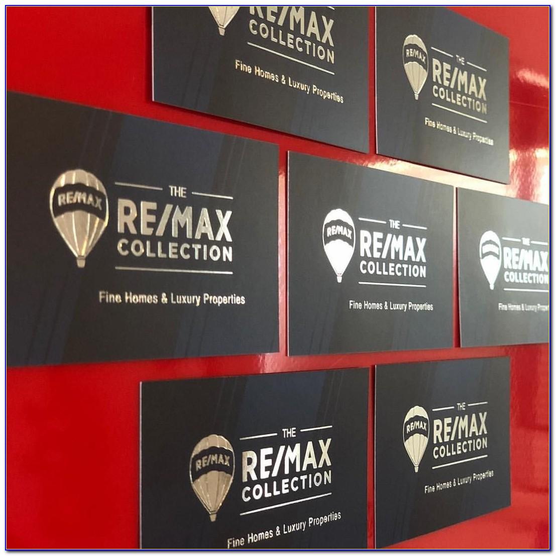 Remax Business Cards Black