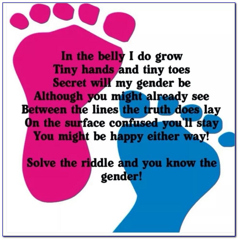 Riddles For Baby Announcement
