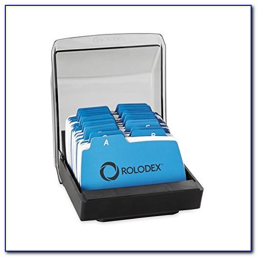 Rolodex Plastic Business Card Holder
