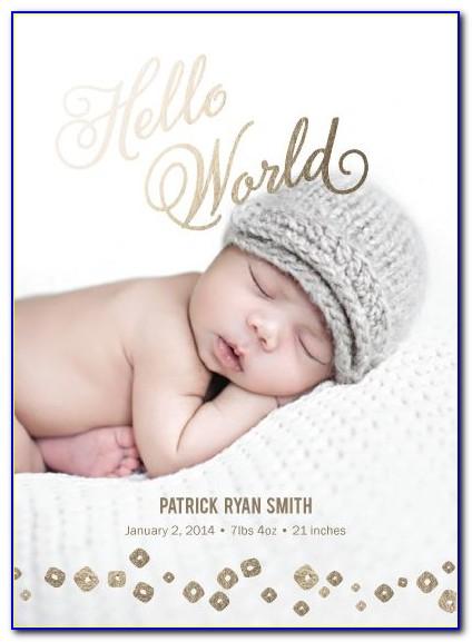 Second Baby Boy Birth Announcement Wording