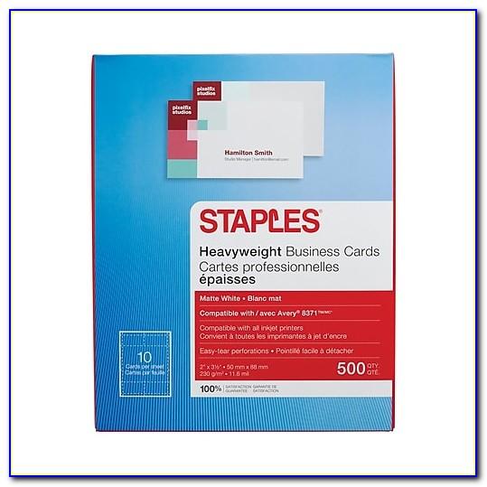 Staples Business Cards Printing