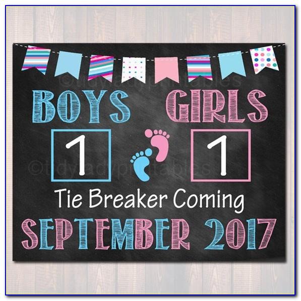 Tie Breaker Pregnancy Announcement Shirt