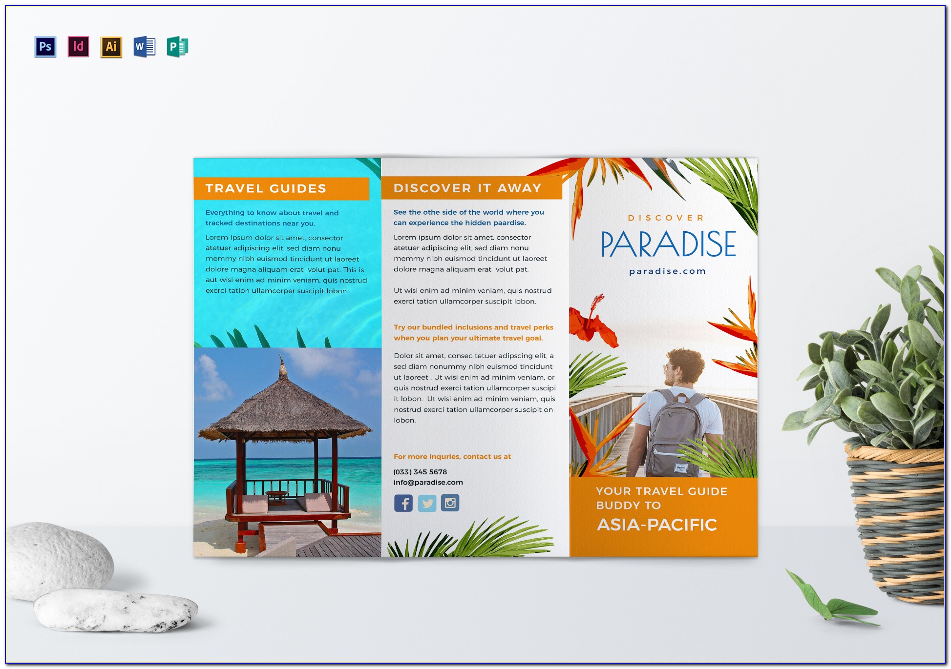 Travel Brochure Template Word Free