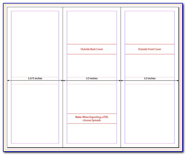 Tri Fold Brochure Dimensions Photoshop