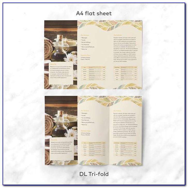 Tri Fold Wedding Invitations With Tear Off Rsvp Template