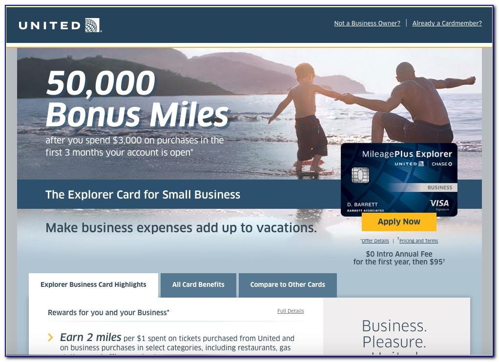 United Explorer Business Card Review