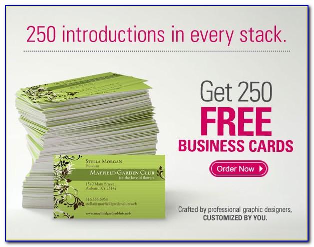 Vistaprint Free Business Cards 250
