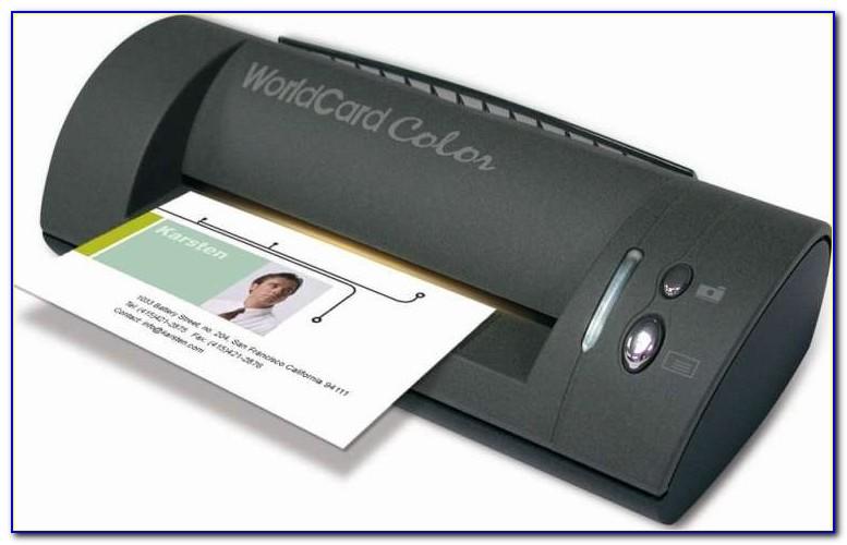 Worldcard Color Desktop Business Card Scanner