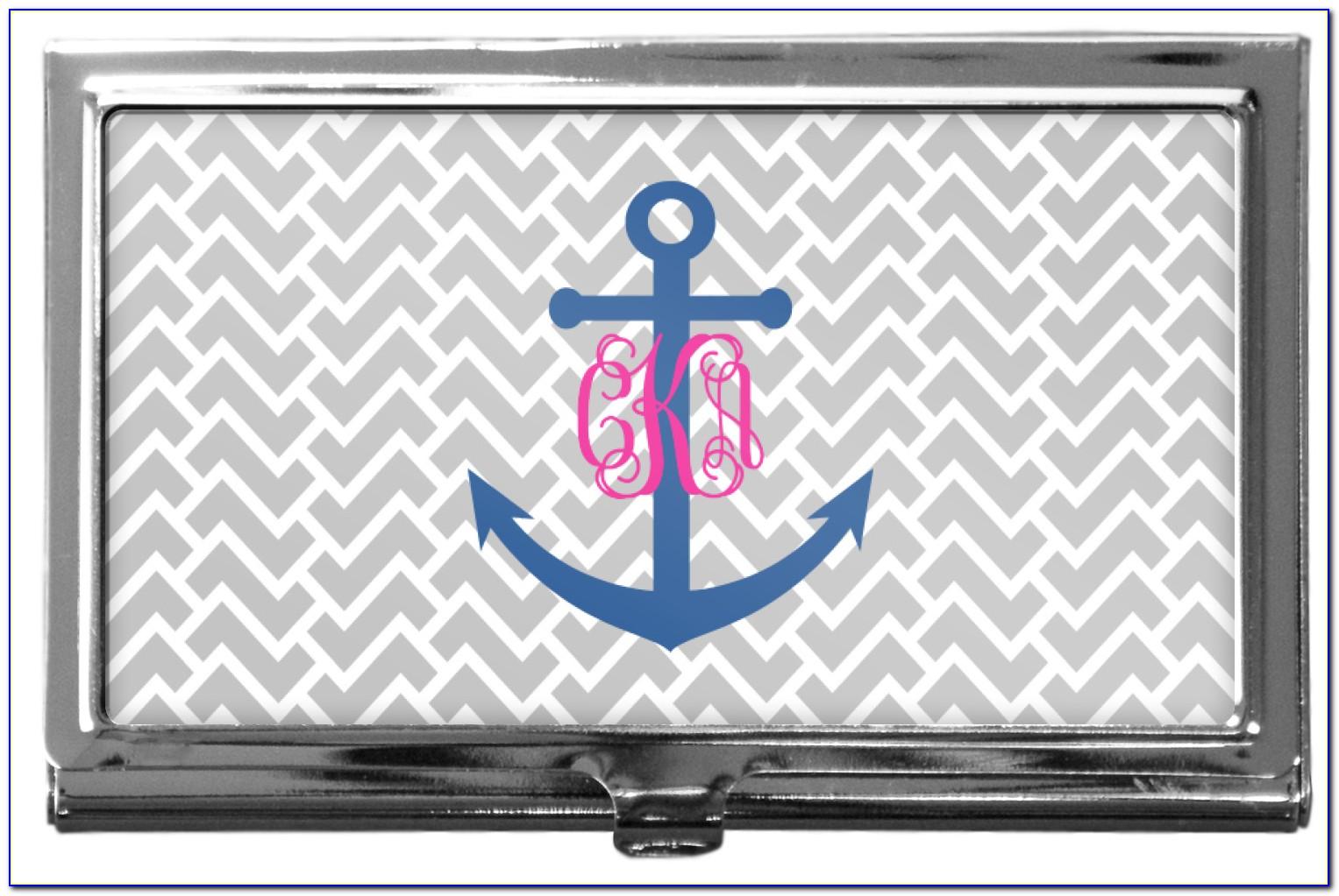 Anchor Business Card Holder