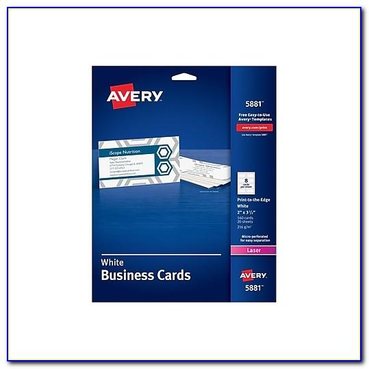Avery Print To Edge Business Cards