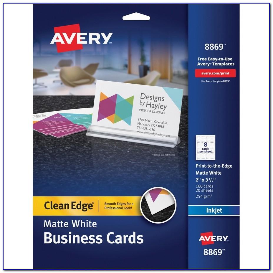 Avery Self Print Business Cards